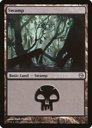 Swamp (105) [Duels of the Planeswalkers] | Black Swamp Games