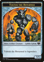 Daretti, Scrap Savant Emblem // Tuktuk the Returned Double-sided Token [Commander 2014 Tokens] | Black Swamp Games
