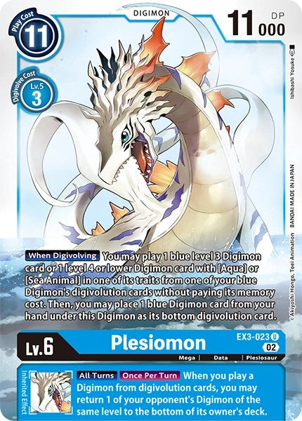 Plesiomon [EX3-023] [Revision Pack Cards] | Black Swamp Games