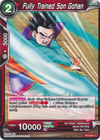 Fully Trained Son Gohan [BT2-007] | Black Swamp Games