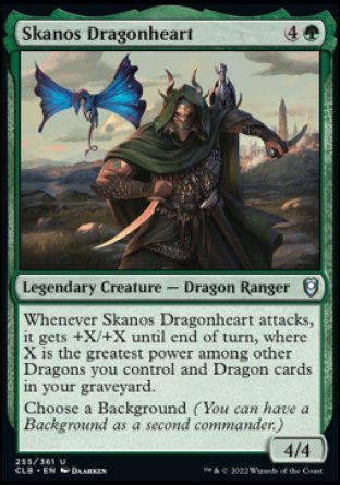 Skanos Dragonheart [Commander Legends: Battle for Baldur's Gate] | Black Swamp Games