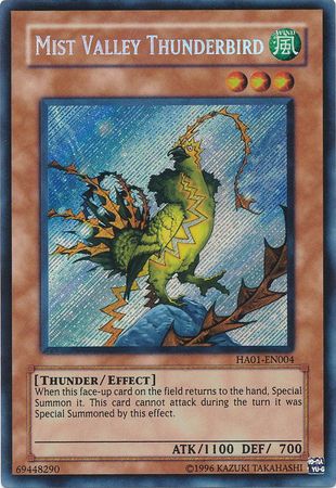 Mist Valley Thunderbird [HA01-EN004] Secret Rare | Black Swamp Games