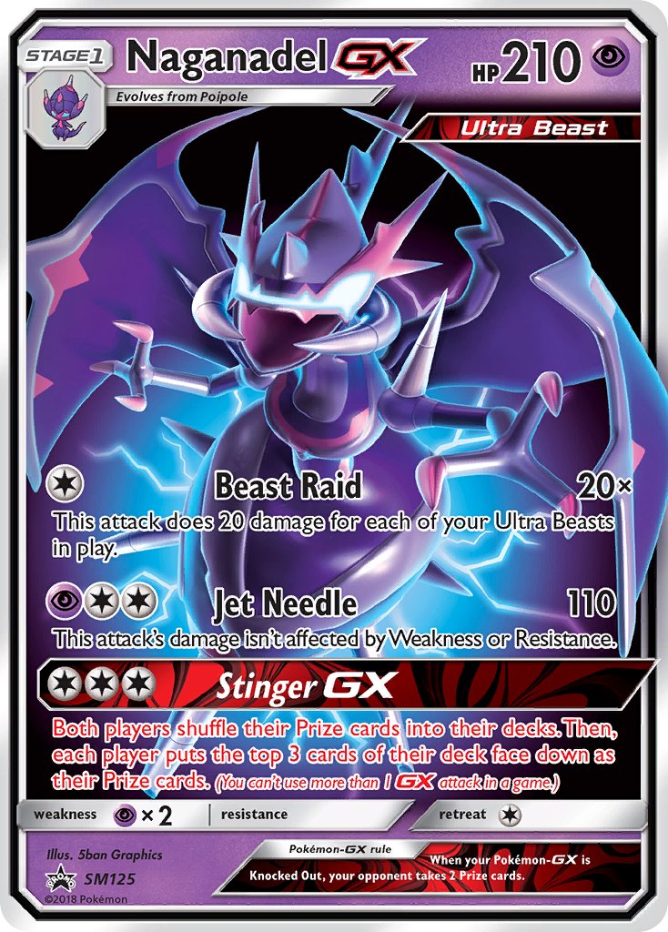 Naganadel GX (SM125) [Sun & Moon: Black Star Promos] | Black Swamp Games