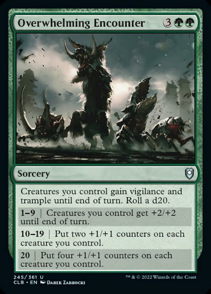 Overwhelming Encounter [Commander Legends: Battle for Baldur's Gate] | Black Swamp Games
