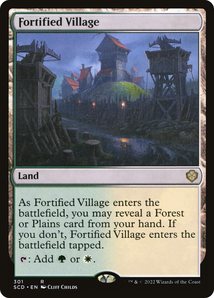 Fortified Village [Starter Commander Decks] | Black Swamp Games