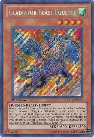 Gladiator Beast Equeste [LCGX-EN251] Secret Rare | Black Swamp Games