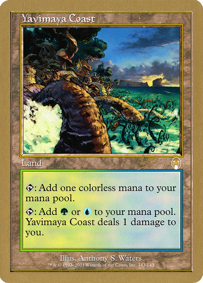 Yavimaya Coast (Raphael Levy) [World Championship Decks 2002] | Black Swamp Games