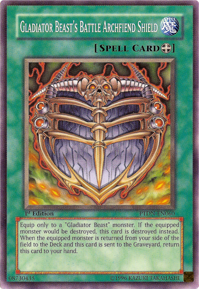 Gladiator Beast's Battle Archfiend Shield [PTDN-EN060] Common | Black Swamp Games