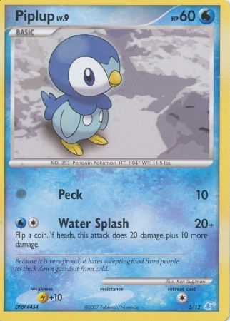 Piplup (5/12) [Diamond & Pearl: Trainer Kit - Manaphy] | Black Swamp Games