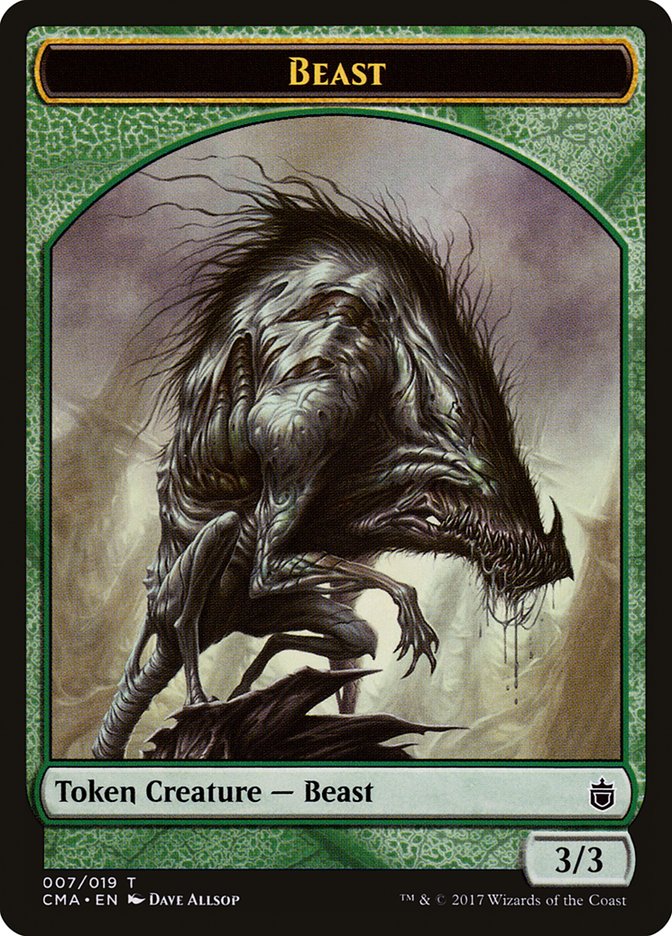 Beast (007/019) [Commander Anthology Tokens] | Black Swamp Games