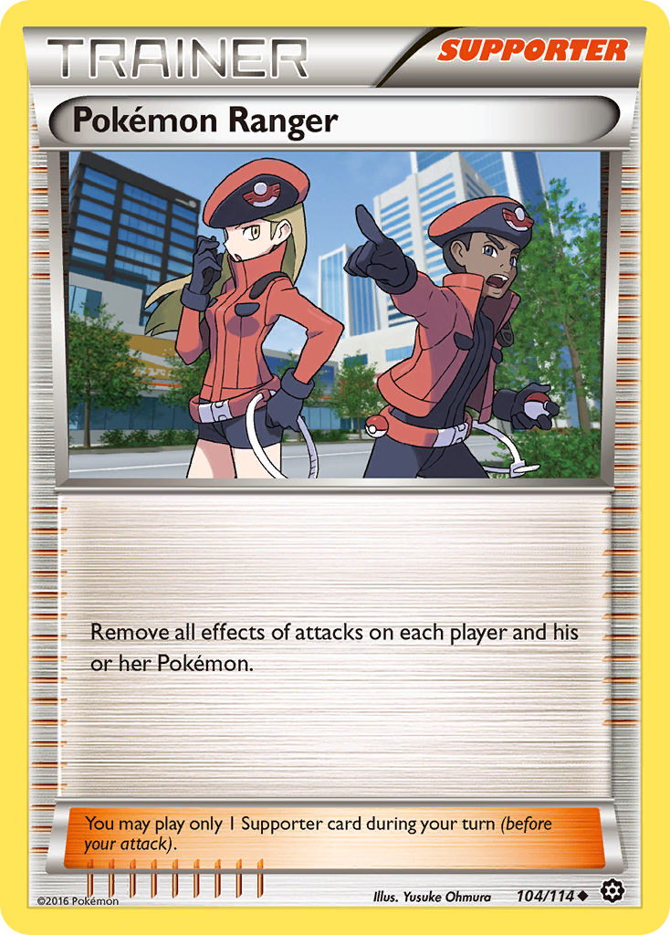 Pokemon Ranger (104/114) [XY: Steam Siege] | Black Swamp Games