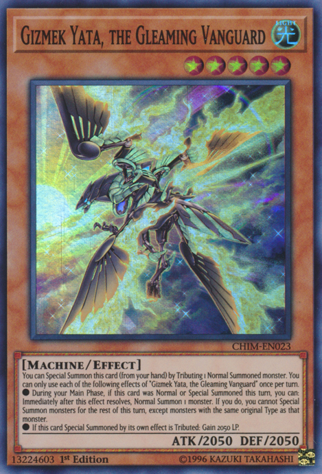 Gizmek Yata, the Gleaming Vanguard [CHIM-EN023] Super Rare | Black Swamp Games