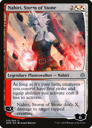 Nahiri, Storm of Stone [War of the Spark] | Black Swamp Games