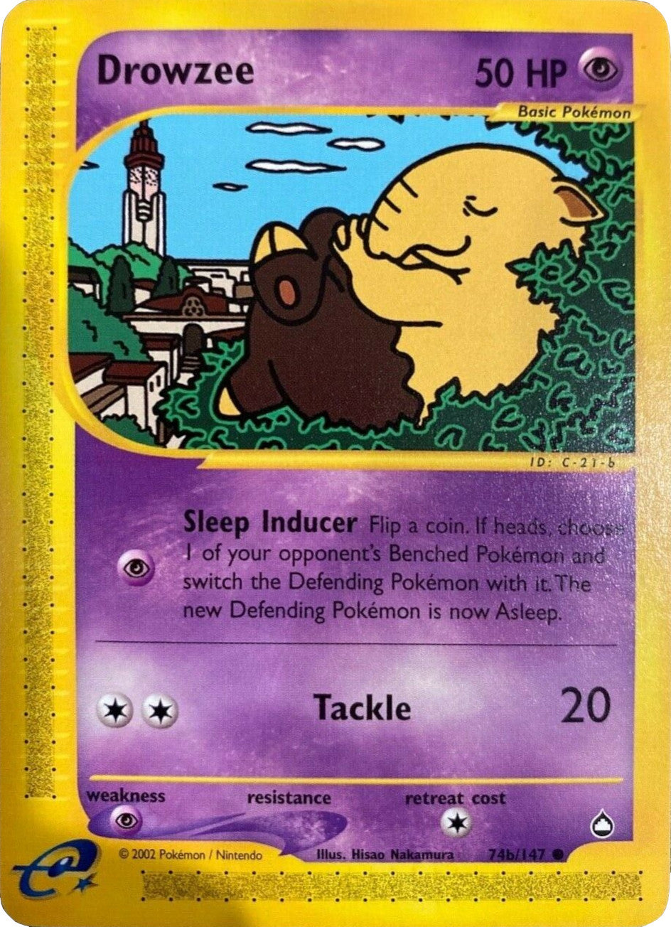 Drowzee (74b/147) [Aquapolis] | Black Swamp Games