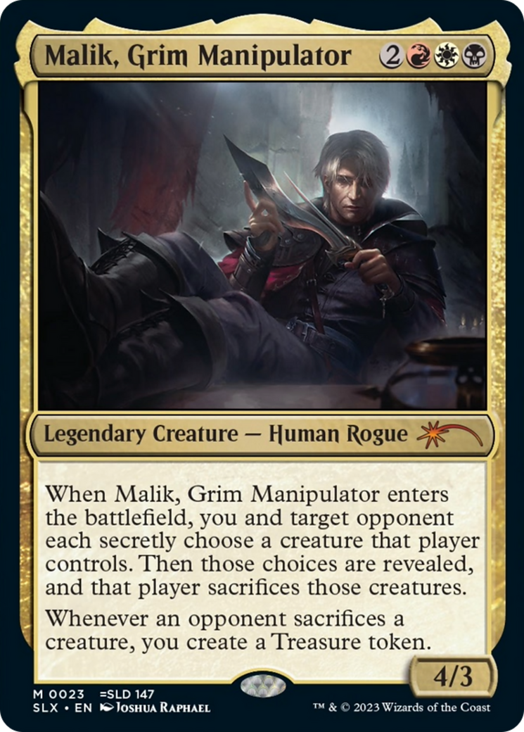 Malik, Grim Manipulator [Secret Lair: Universes Within] | Black Swamp Games