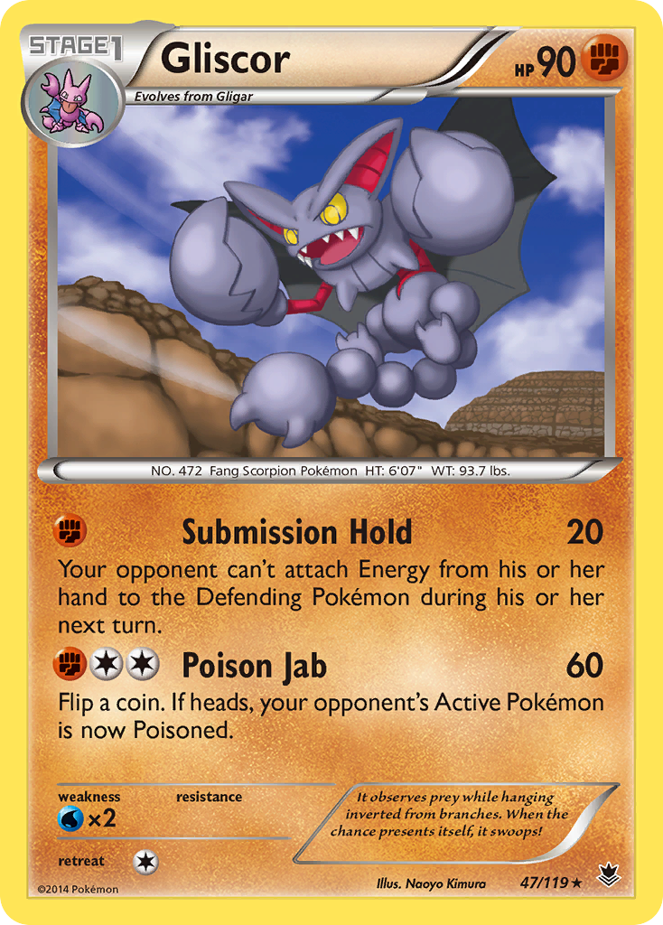 Gliscor (47/119) [XY: Phantom Forces] | Black Swamp Games