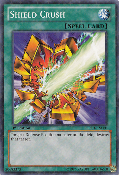 Shield Crush [BP01-EN080] Starfoil Rare | Black Swamp Games
