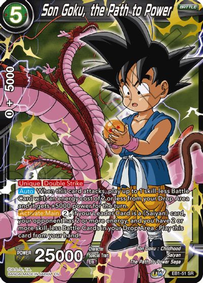 Son Goku, the Path to Power (EB1-051) [Battle Evolution Booster] | Black Swamp Games