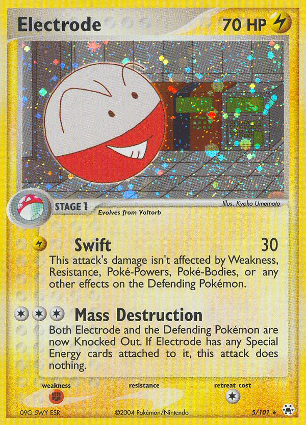 Electrode (5/101) [EX: Hidden Legends] | Black Swamp Games