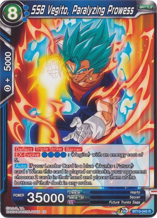 SSB Vegito, Paralyzing Prowess (BT10-045) [Rise of the Unison Warrior 2nd Edition] | Black Swamp Games