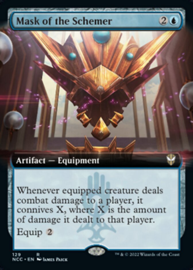 Mask of the Schemer (Extended Art) [Streets of New Capenna Commander] | Black Swamp Games
