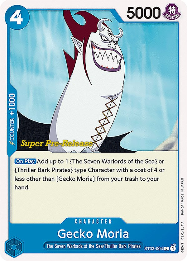 Gecko Moria [Super Pre-Release Starter Deck: The Seven Warlords of the Sea] | Black Swamp Games