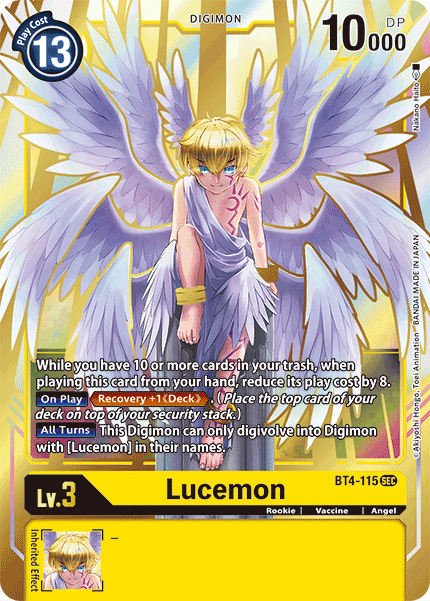 Lucemon [BT4-115] [Great Legend] | Black Swamp Games