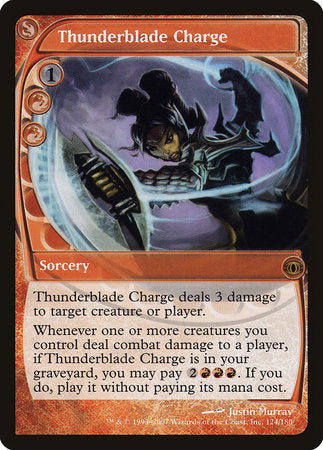 Thunderblade Charge [Future Sight] | Black Swamp Games