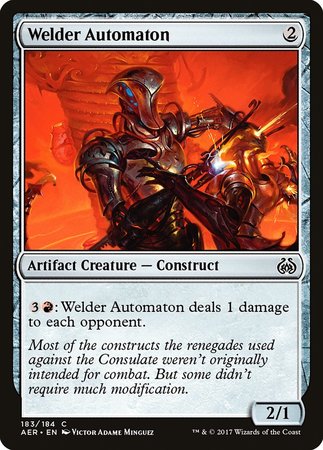 Welder Automaton [Aether Revolt] | Black Swamp Games