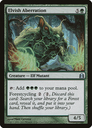 Elvish Aberration [Commander 2011] | Black Swamp Games