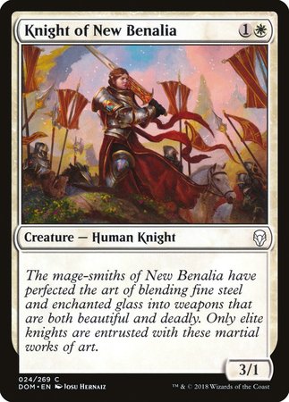 Knight of New Benalia [Dominaria] | Black Swamp Games