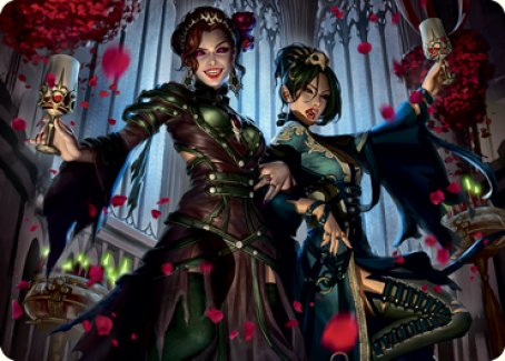 Falkenrath Celebrants 2 Art Card [Innistrad: Crimson Vow Art Series] | Black Swamp Games