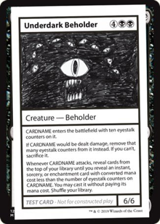 Underdark Beholder (2021 Edition) [Mystery Booster Playtest Cards] | Black Swamp Games
