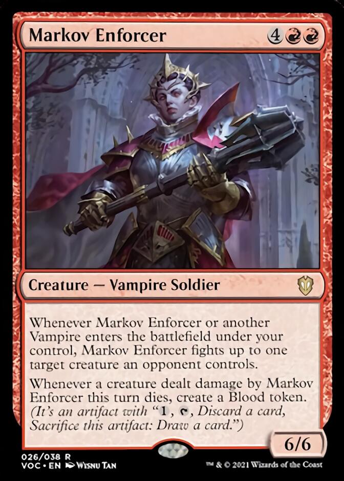 Markov Enforcer [Innistrad: Crimson Vow Commander] | Black Swamp Games