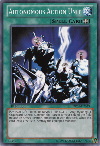 Autonomous Action Unit [BP01-EN073] Common | Black Swamp Games