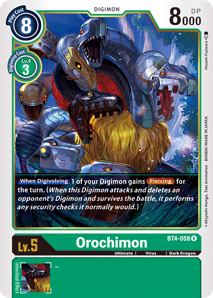Orochimon [BT4-058] [Great Legend] | Black Swamp Games