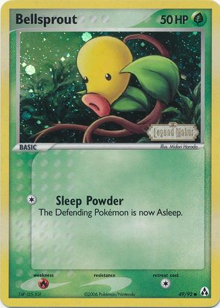 Bellsprout (49/92) (Stamped) [EX: Legend Maker] | Black Swamp Games