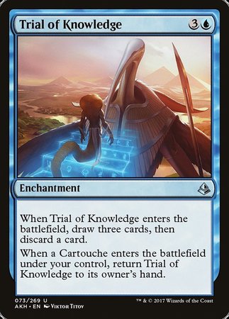 Trial of Knowledge [Amonkhet] | Black Swamp Games