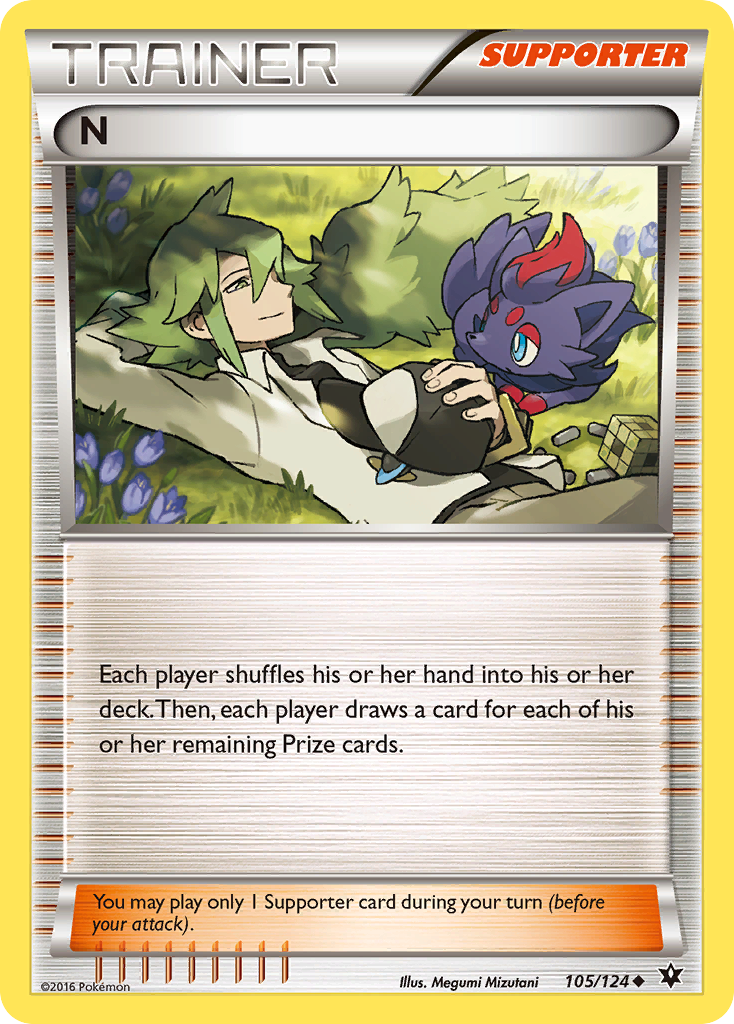 N (105/124) [XY: Fates Collide] | Black Swamp Games