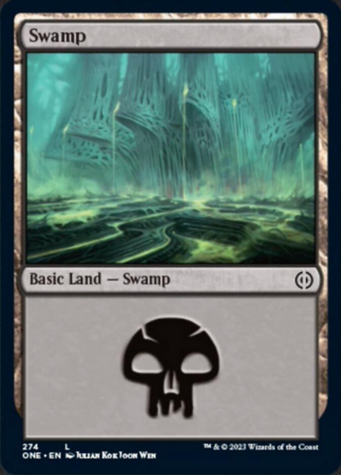Swamp (274) [Phyrexia: All Will Be One] | Black Swamp Games