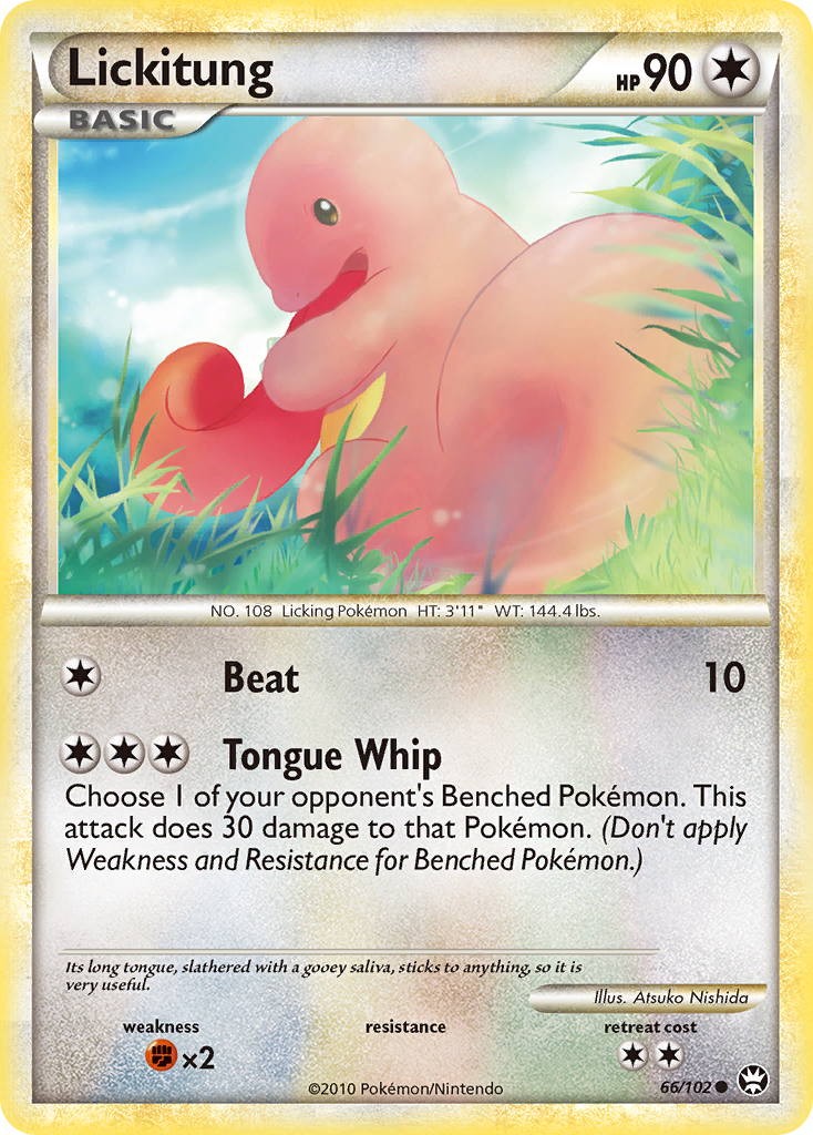 Lickitung (66/102) [HeartGold & SoulSilver: Triumphant] | Black Swamp Games