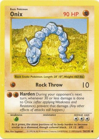 Onix (56/102) [Base Set Shadowless Unlimited] | Black Swamp Games