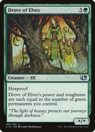 Drove of Elves [Commander 2014] | Black Swamp Games