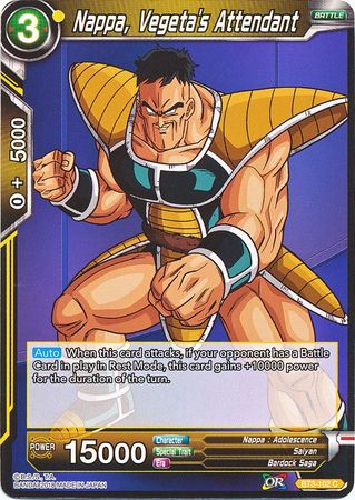 Nappa, Vegeta's Attendant [BT3-102] | Black Swamp Games