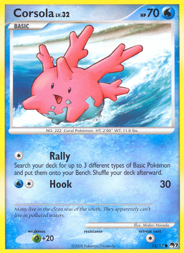 Corsola (13/17) [POP Series 7] | Black Swamp Games