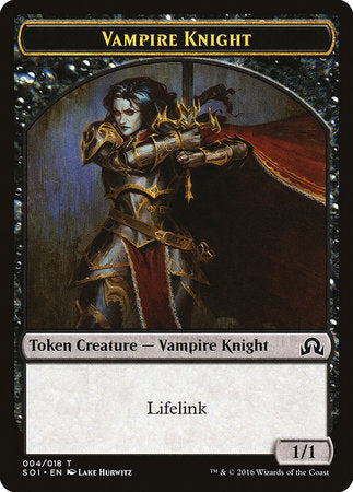 Vampire Knight Token [Shadows over Innistrad Tokens] | Black Swamp Games