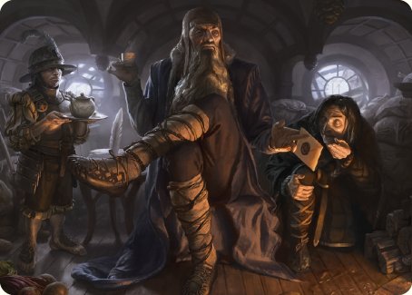Sharkey, Tyrant of the Shire Art Card [The Lord of the Rings: Tales of Middle-earth Art Series] | Black Swamp Games