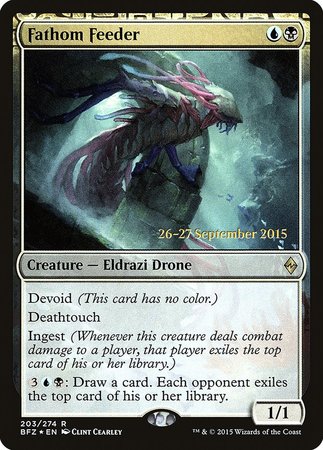 Fathom Feeder [Battle for Zendikar Promos] | Black Swamp Games