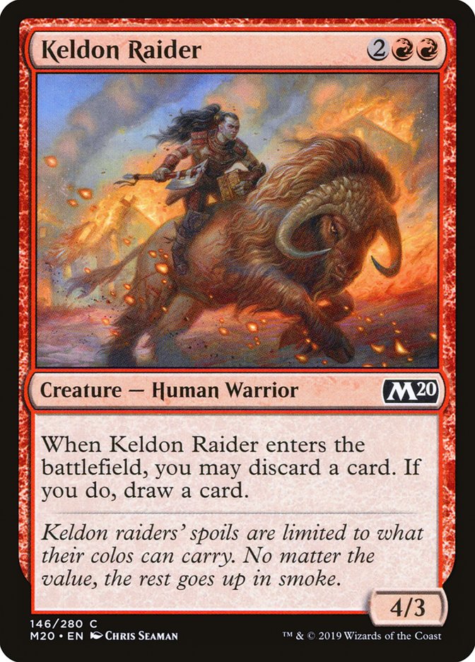 Keldon Raider [Core Set 2020] | Black Swamp Games