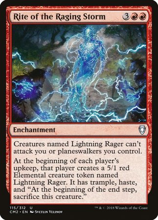 Rite of the Raging Storm [Commander Anthology Volume II] | Black Swamp Games